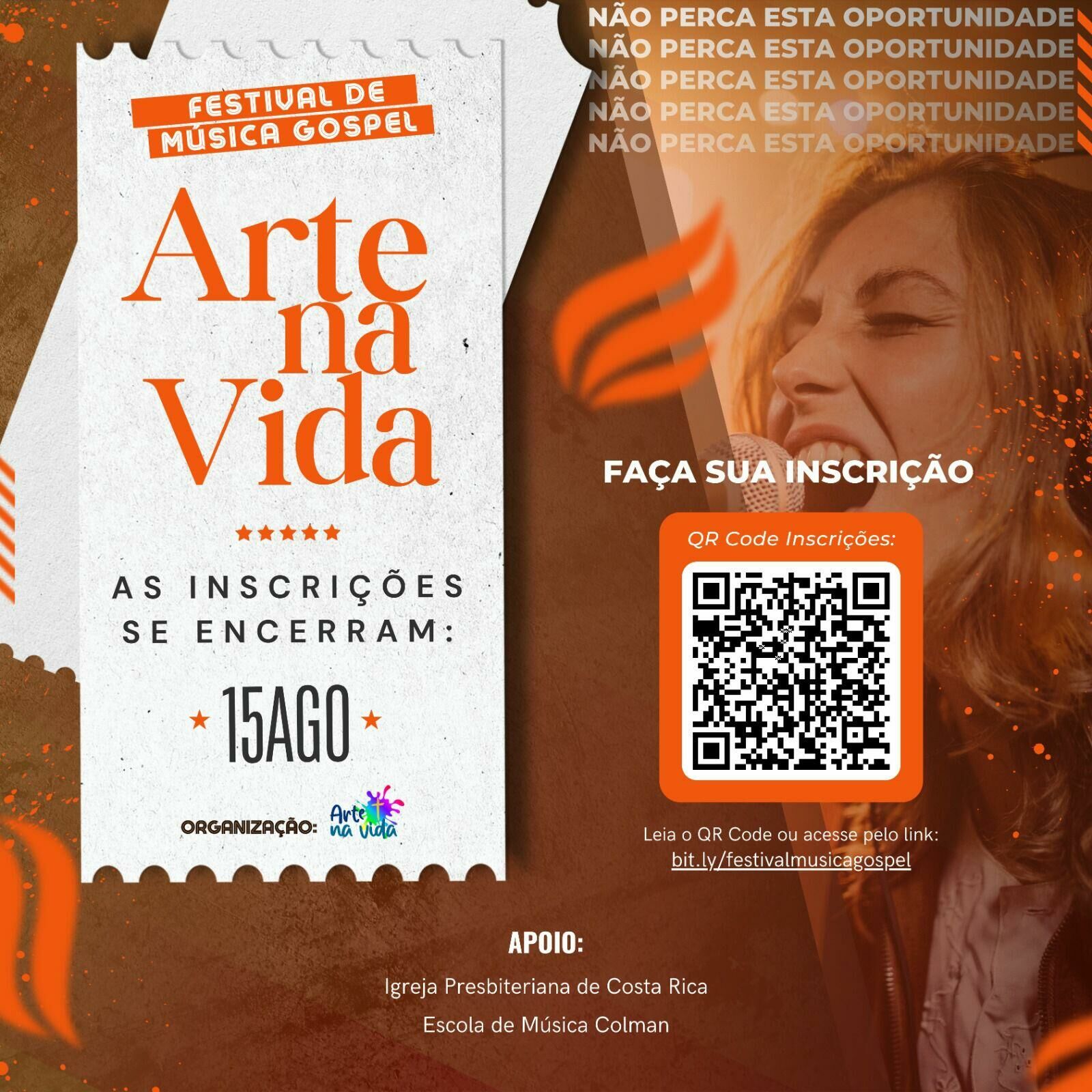 Imagem de compartilhamento para o artigo Com muito louvor e premiações, festival de música gospel acontece na próxima semana em Costa Rica da MS Todo dia